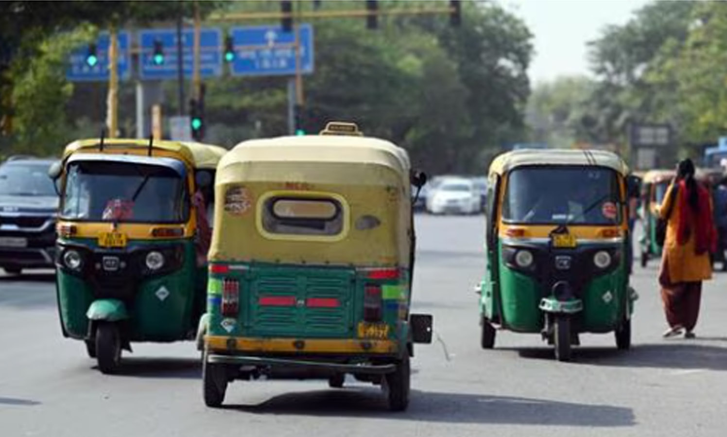 Due to lack of local bus service in the city, auto rickshaw drivers charge arbitrary fares.